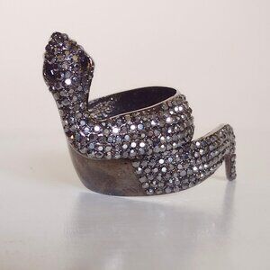 Bracelet Snake Shaped, Grey black snake bracket, Party Bracelet